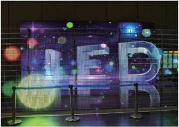 Buiding Decoration Mesh LED Display Screen