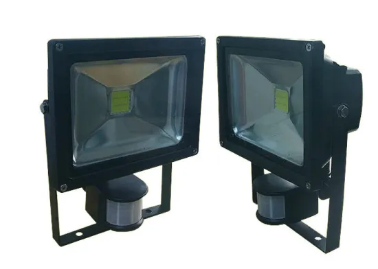 Energy Saving 30w Outdoor Led Flood Lights With Pir Sensor