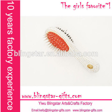 bling white pet dog brushes