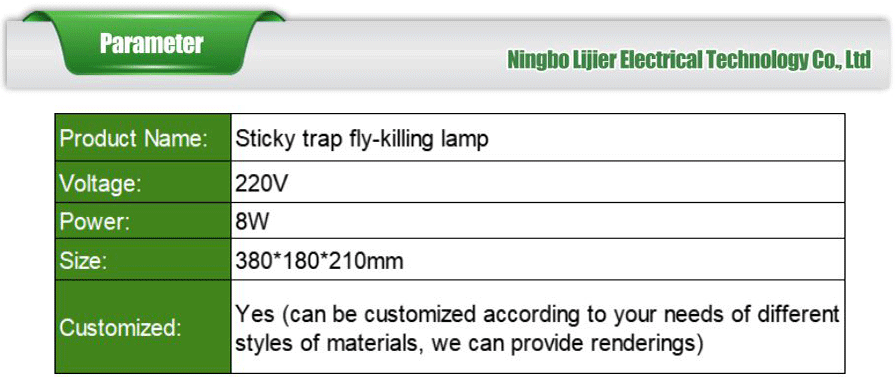 Sticky Fly Trap Lamp Solution