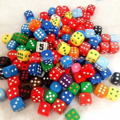 Plastic Funny Dice for games Standard dice