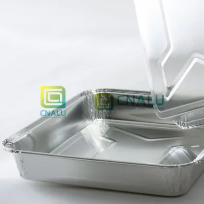 Tin foil food box, Silver plate, Aluminum Packaging Container