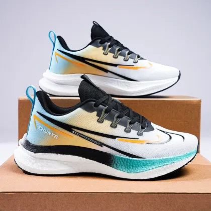 Youth Trend Women's/Men's Lightweight Cushioned Springback Training Running Shoes