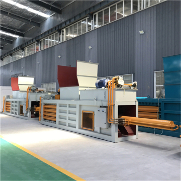 High Quality Horizontal Hydraulic Baler with Double Chamber Vacuum for Aluminum Cans