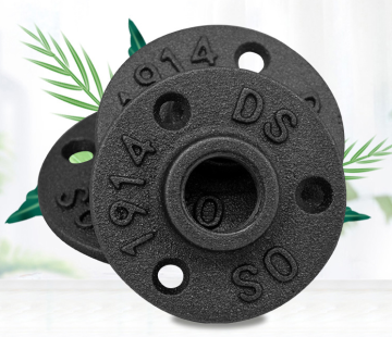 Black Iron Floor Flange 1/2 3/4 Inch