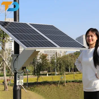 Complete Solar Security Solution: TecDeft 120W Panel Kit with Battery Power Generator for IoT Sensors and 48V/12V Energy Systems