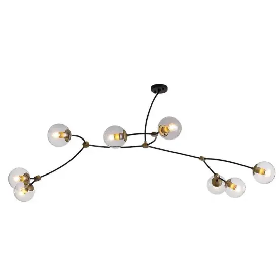 INSHINE Small Round Bulb Drop Pendant Light