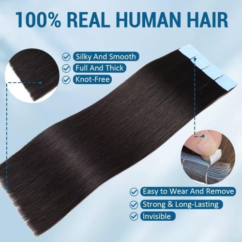 Seamless Skin Weft Tape in Hair Extensions