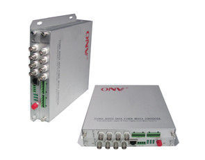 Rs485 Data 100m Video Optical Transceiver 8 Channel With Bnc Interface