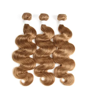 Wholesale Pre Colored Human Hair Bundles 27 30 613# Wholesale 10A Quality Cuticle Aligned Virgin Brazilian Human Hair Extension