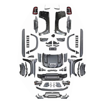 2013-2018 Ram 1500 Upgrade Kit: Front Bumper, Fender Flare, Rear Light, Side Step, Hood & TRX Conversion Body Kit