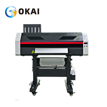 T-shirt printing machine with drying white ink