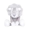 Sitting grey lion children sleeping plush toys