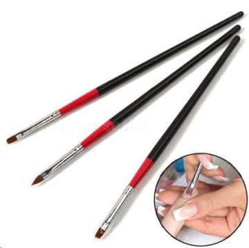 New 3pcs UV Gel Acrylic Nail Tips Nail Art Brush Pen Brush Nail Pen