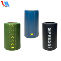 Vertical Gold Silver PVC Perforated Shrink Capsules