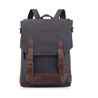 Korean style backpack canvas bag for the youngers