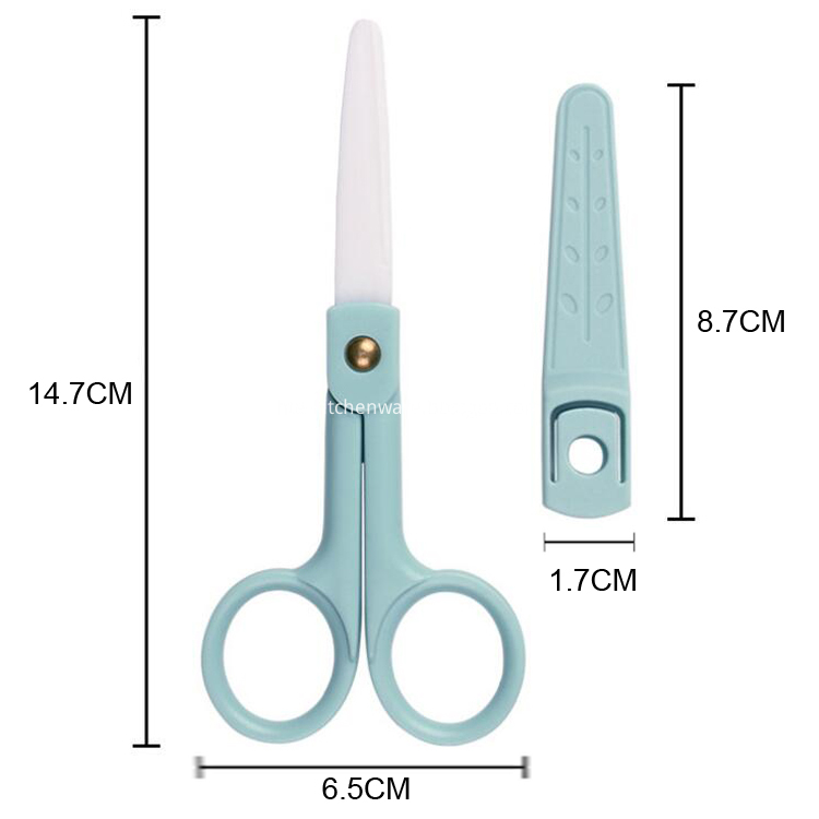 Baby food safety scissors 