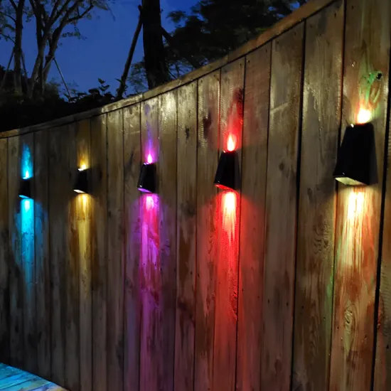 Modern Waterproof Solar Wall Lamp for Exterior Home - 7 Colors Garden Light