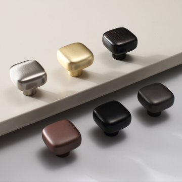 Multi-color Minimalist Single Hole Furniture Knobs