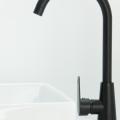 Three Water Outlet Modes Water Tap Flexible Pull Down Black Kitchen Faucet