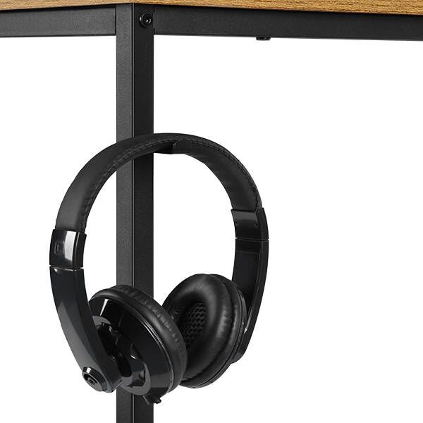 Computer Desk With Headphone Hooks