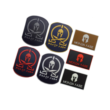 PVC Rubber Tactical Morale Badges for Helmet Armbands and Gear Decoration
