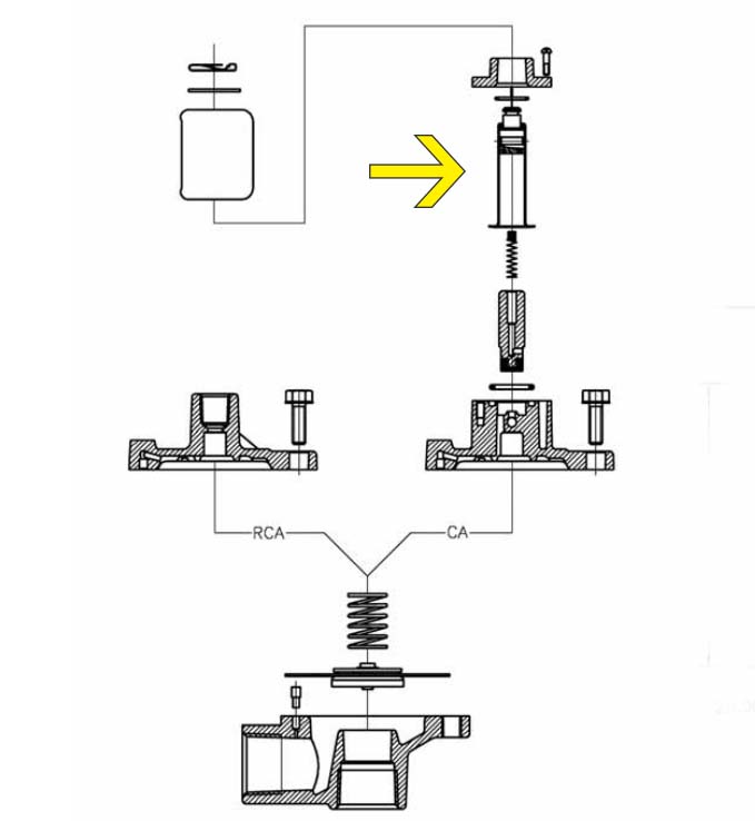 pulse valve armature