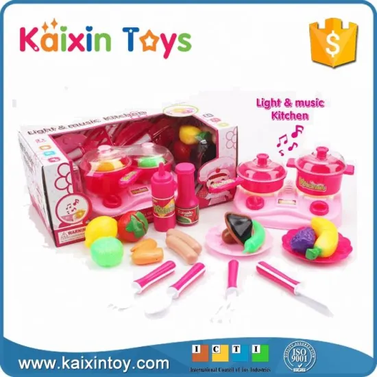 10261798 2016 Hot Sale Girls Pink Educational Cooking Set Toy