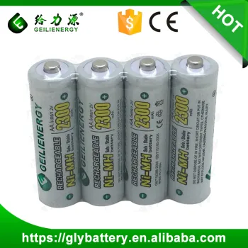 Geilienergy High Capacity 1.2V NI-MH AA 2300mAH Battery Pack