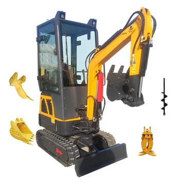 Mini Excavator Digger: De1010c 1 ton Excavator kecil dengan mesin Euro V