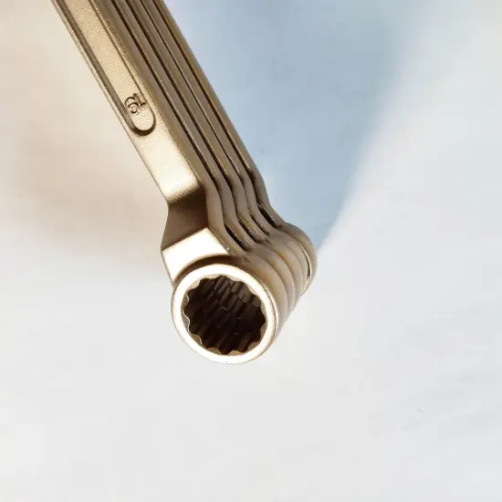 Non-sparking Wrench double Box offset 18*19mm Al-cu