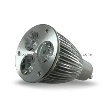 Aluminum high power Gu10 AC110/220V 3w MR16 led spotlight