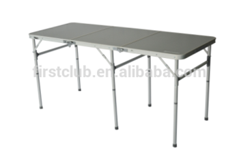 3 section portable aluminum folding picnic table