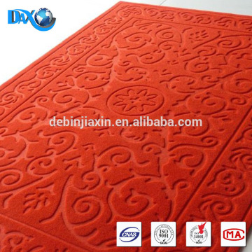 DBJX polyester indoor outdoor mat with pvc backing