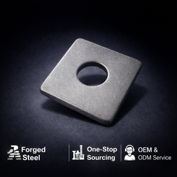 Arruelas quadradas de aço forjado zincado para serviço pesado