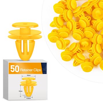 QEEPEI Car Bumper Clips Fasteners - 9.5mm Hole Door Trim Panel Retainers
