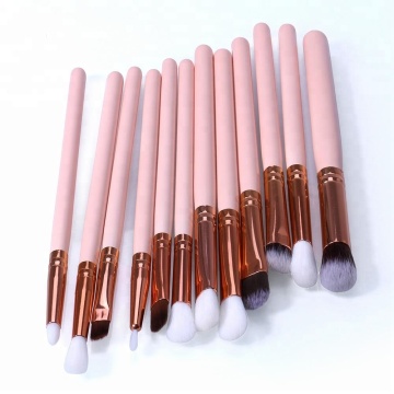 O.TWO.O Pink Eye Brushes Kit 12pcs Makeup Brush Set