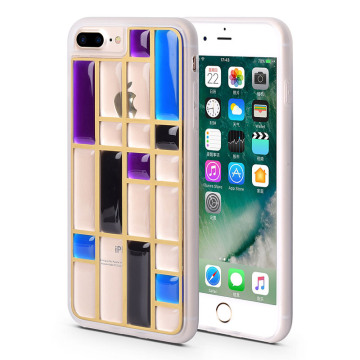 Purple Crystal Thick case for iPhone8