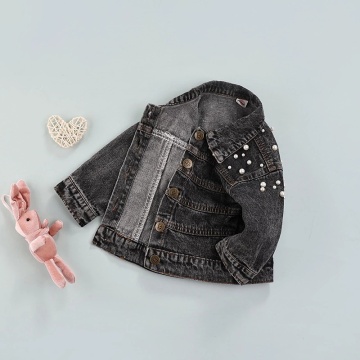 Cardigan in denim giacca da bambino