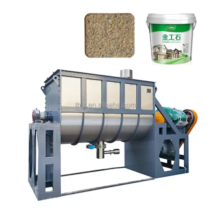 Customizable Horizontal Stone Paint Mixer for Emulsion Paint Production