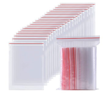 Clear Reclosable Zip Plastic Bags Small