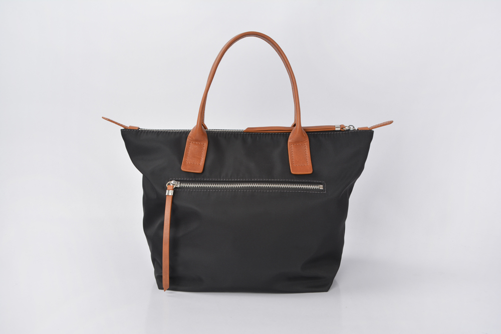 Black Nylon Women Handbags Casual Black Tote Bag