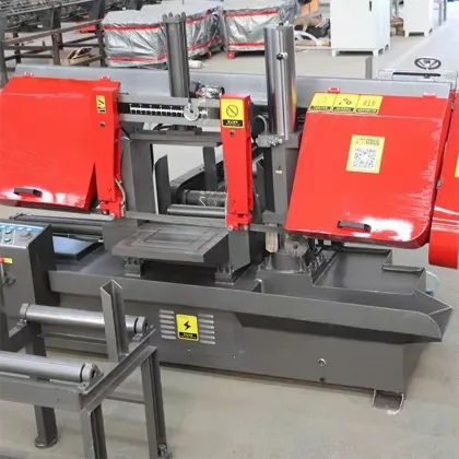 Automatic Horizontal Band Saw with Vertical Saw Bed and Bimetal Blade Joining Machine