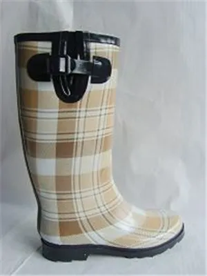 Lady Rain Rubber Boots With Buckle