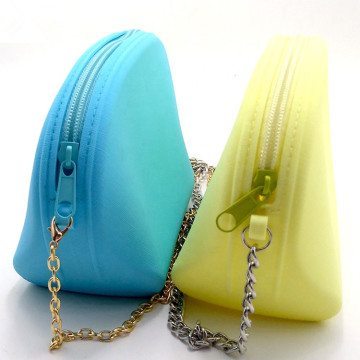 Borsa da donna borsa a mano casual sacchetto cosmetico in silicone