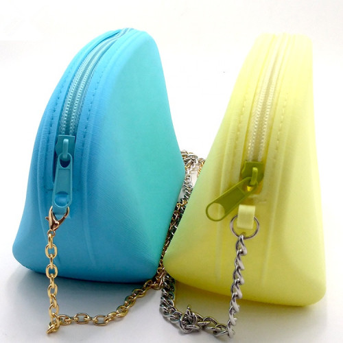 Fashion Silicone Bag Ladies Hand Bag Casual Silicone Cosmetic Bag Factory