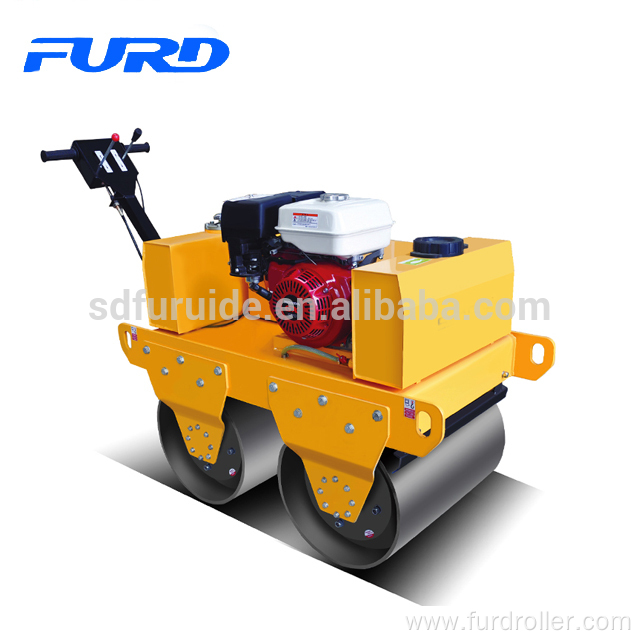 Honda petrol engine tandem drum vibratory roller soil compactor (FYL-S600)