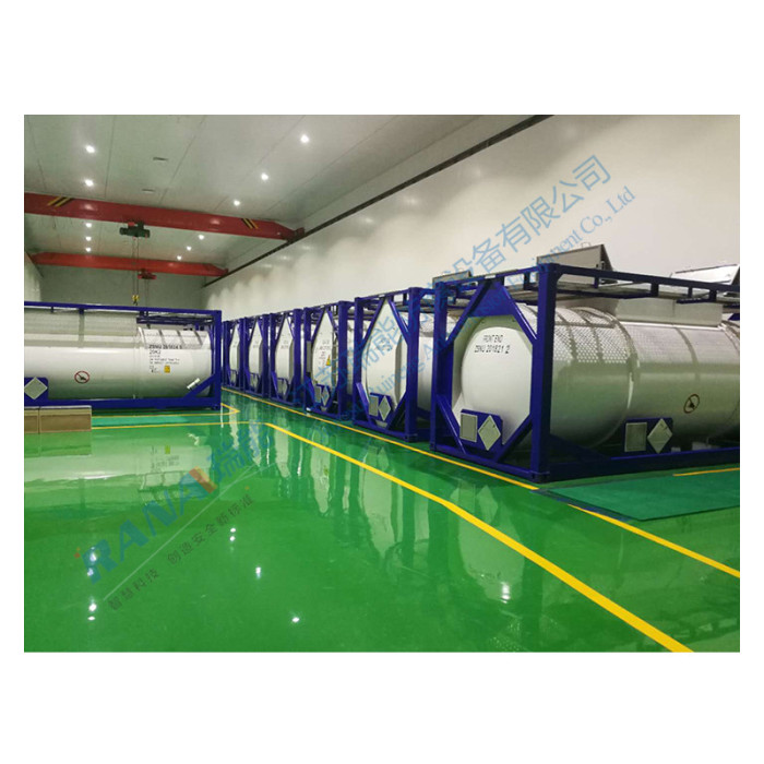 Fluoropolymer PTFE রেখাযুক্ত ISO ট্যাঙ্কার