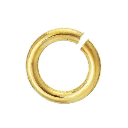 Hot sale gold jewelry findings 9k gold jump ring