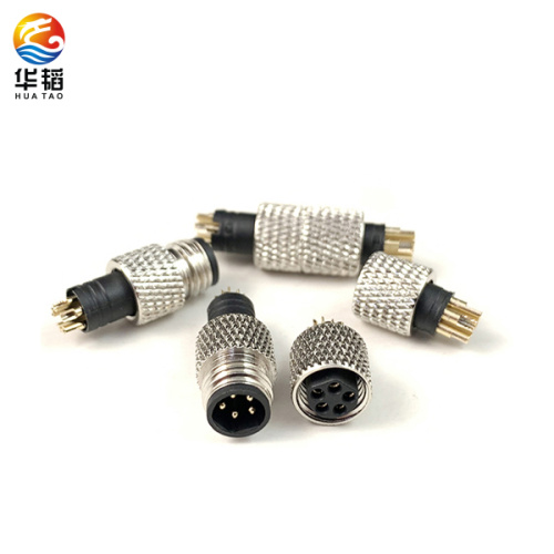 M8 waterproof 5P wire end male and female